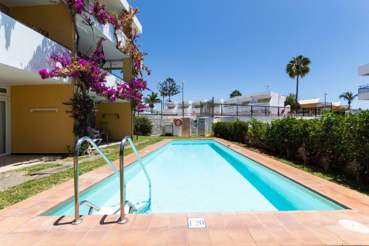 Apartamentos Melusina En Playa Del Ingles Al Lado De La Playa Y Las Dunas De Maspalomas Exterior foto